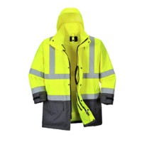 PARKA ACOLCHOADA TRIPLO USO AZUL / AMARELO S768*